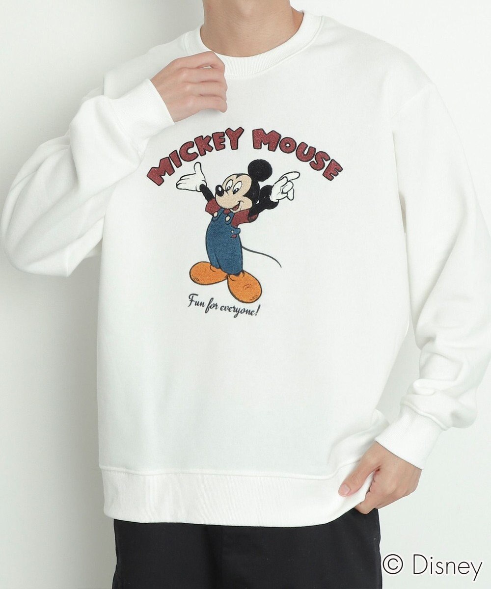 WEGO MICKEYサガラ刺繍スウェット 
