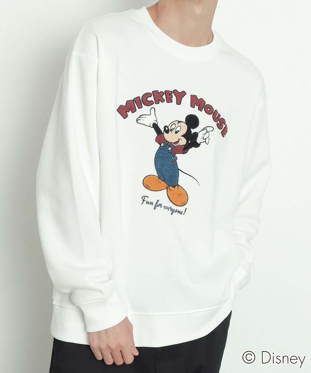 WEGO MICKEYサガラ刺繍スウェット 