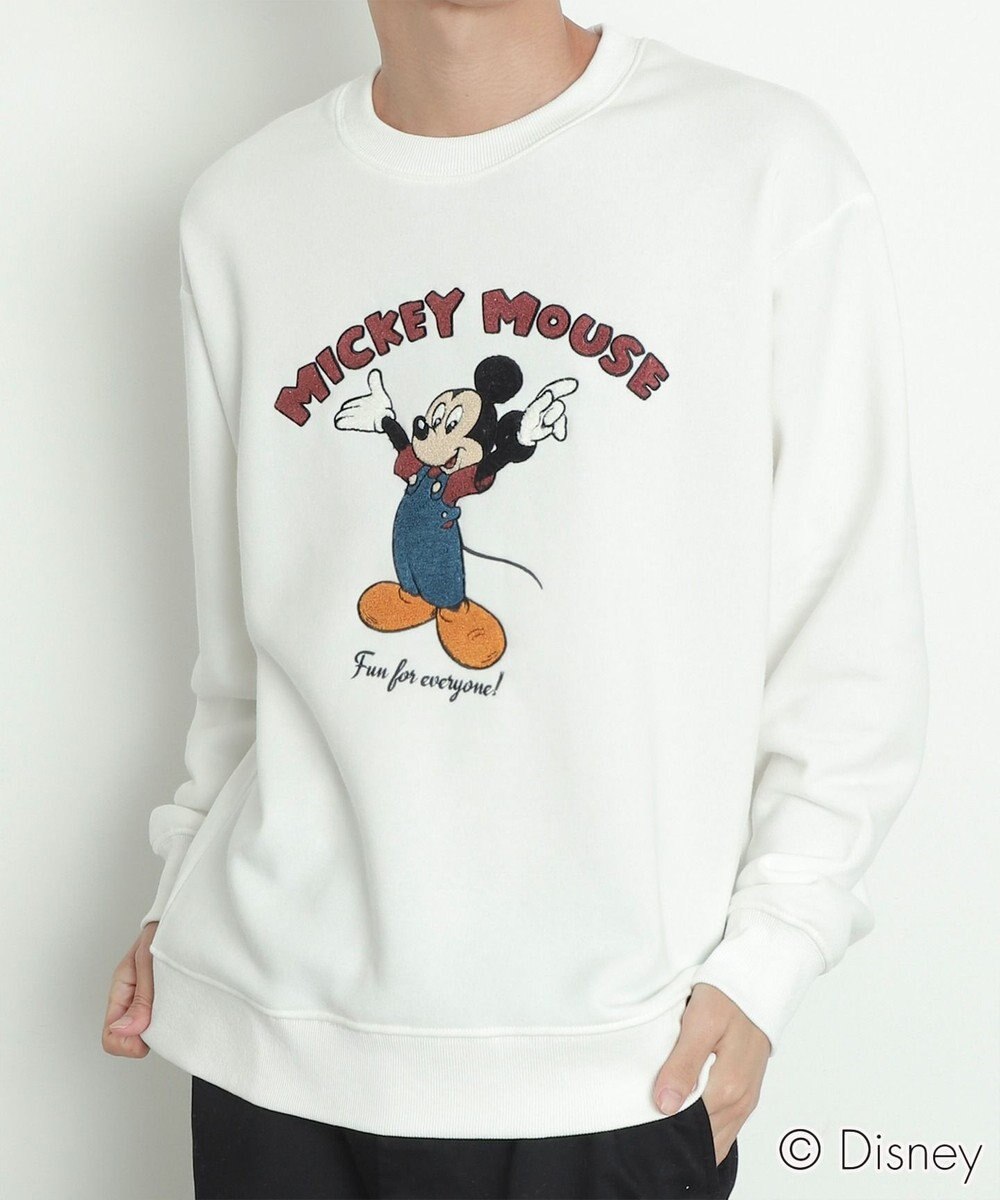 WEGO MICKEYサガラ刺繍スウェット 