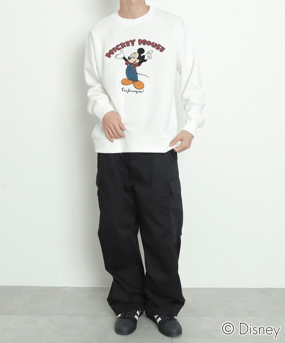 WEGO MICKEYサガラ刺繍スウェット 