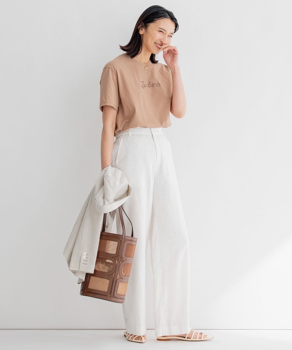 23区 L 【洗える】La dune ロゴTシャツ 