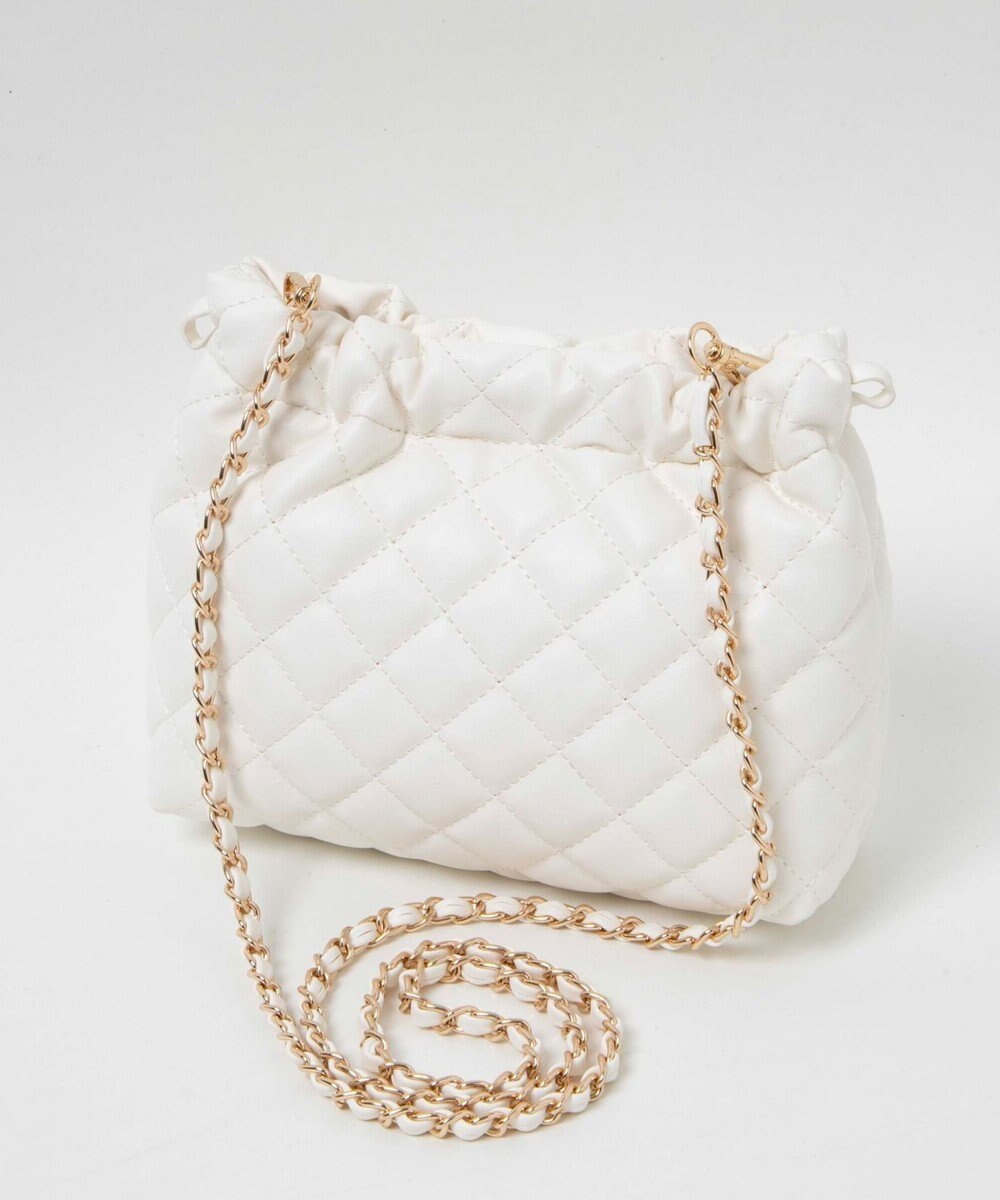 WEGO サイドリボンキルティングショルダー 