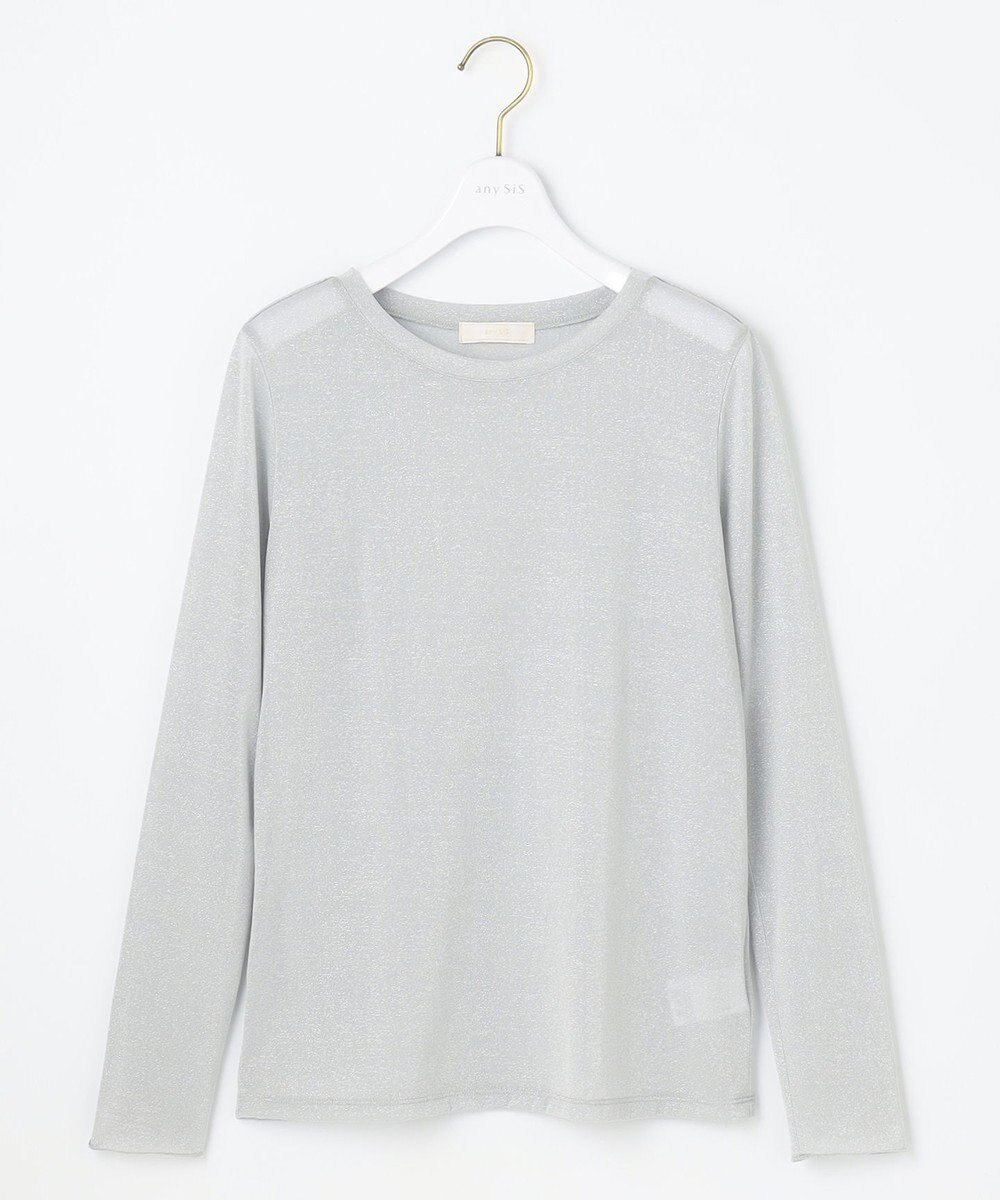 ANY SIS 【洗える】シアーラメ インナー 