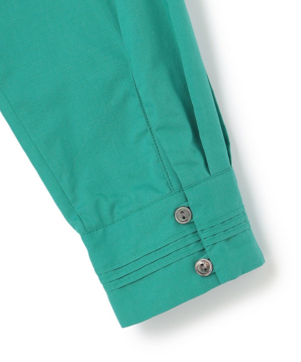 23区 【SLOW/洗える】コットンローン バンドカラー ブラウス 