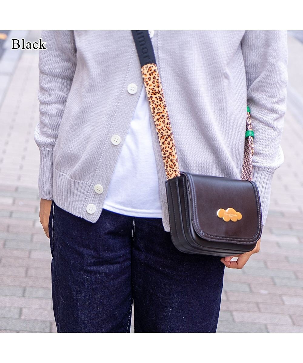 tsumori chisato CARRY カラーコンビエコレザー ショルダーバッグ 