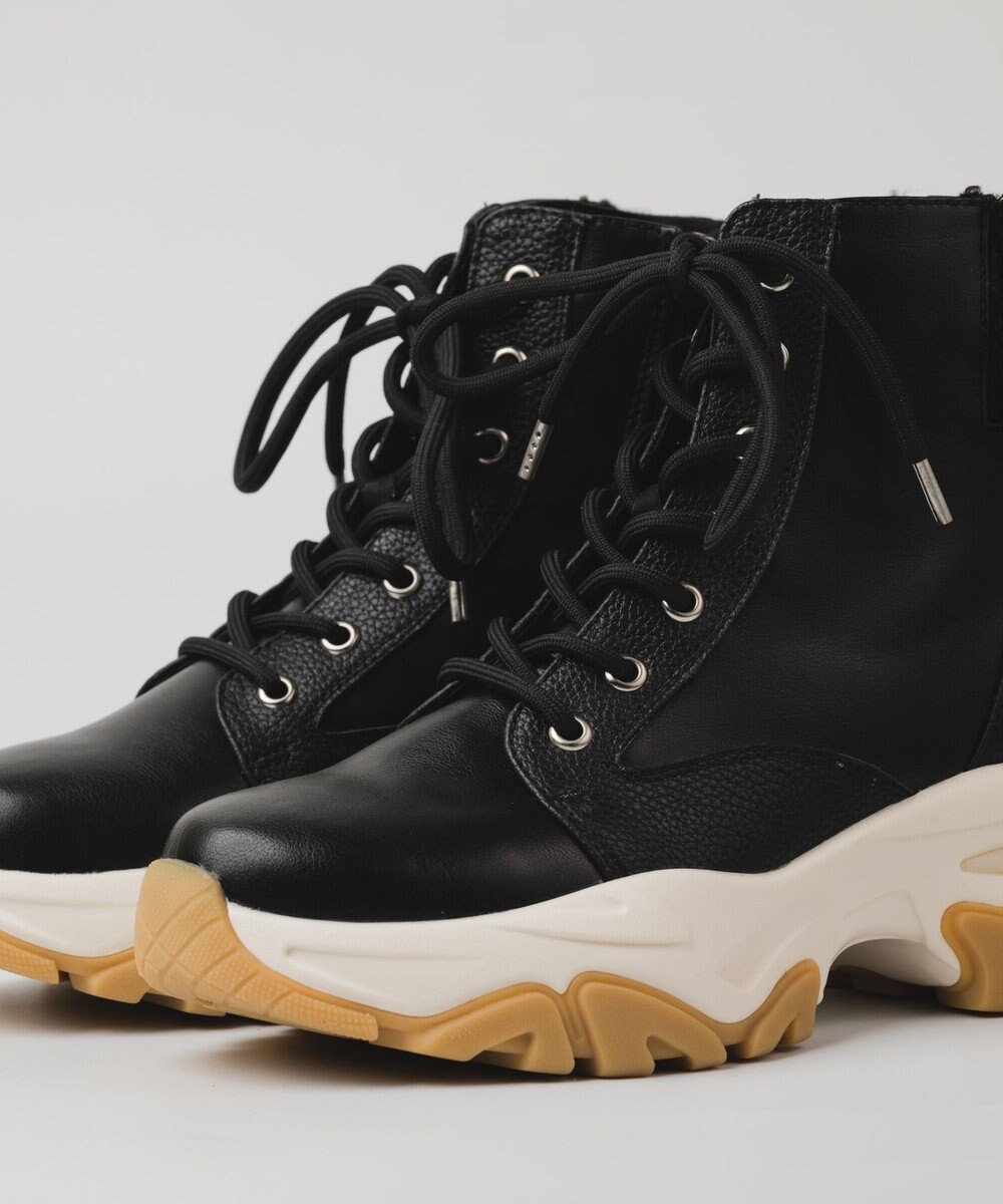 BONTRE 【PRECIEUX JOUET/プレシュウジュエ】ボリュームソールボアハイカットスニーカー 