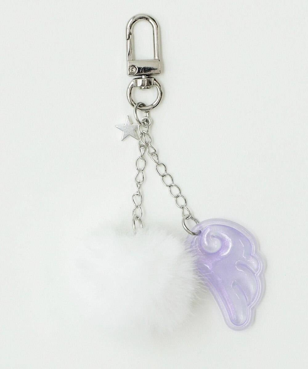 WEGO ファーエンジェルキーホルダー 