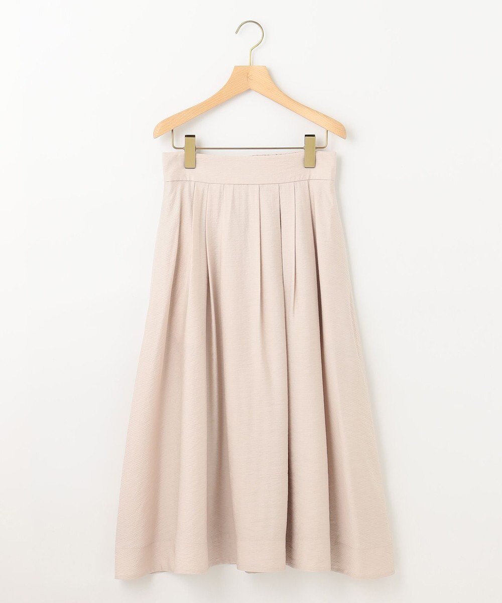 組曲 【セットアップ対応・ウエストゴム仕様】ニュアンスシフォン スカート 