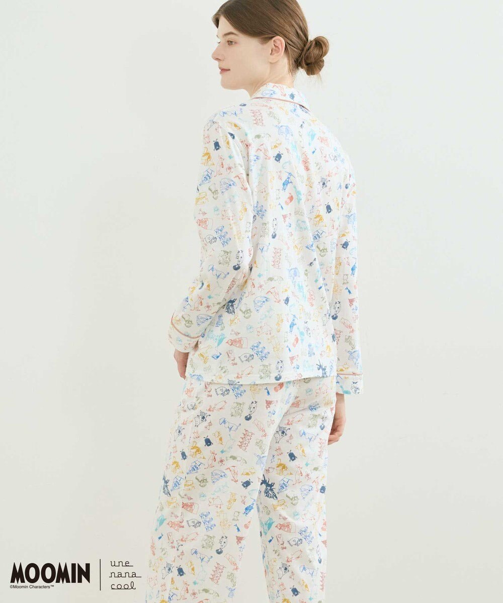 une nana cool 【ムーミン】【綿100%】 MOOMIN * une nana cool  開襟パジャマ 