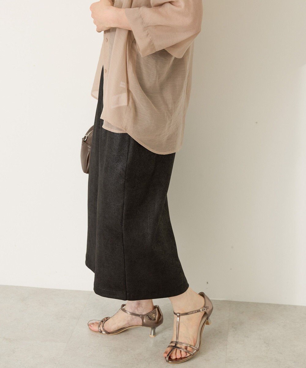 AMERICAN HOLIC フェイクレザーダンボールスカート 