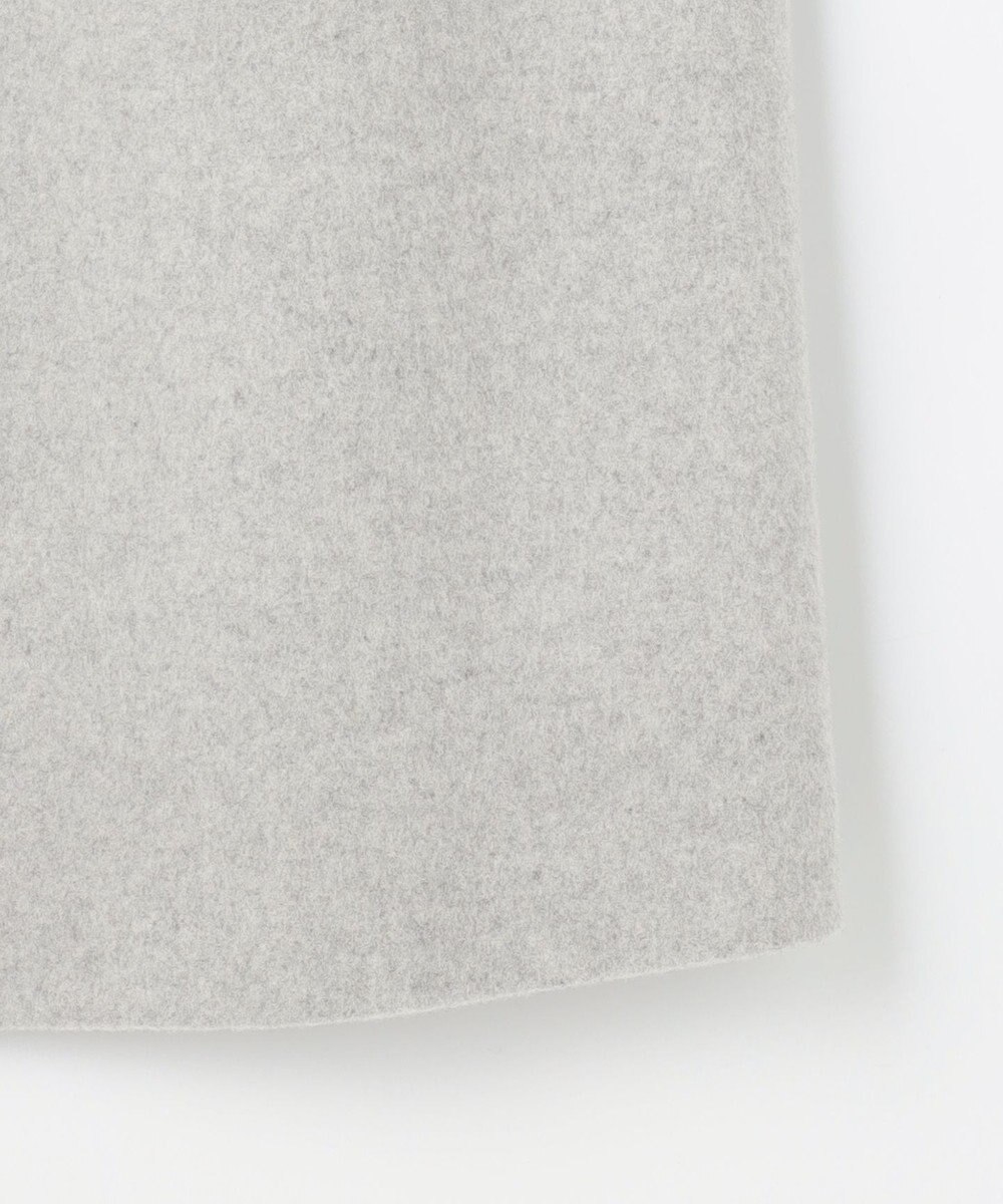 J.PRESS LADIES S ショートビーバー ロング丈 ステンカラー コート 