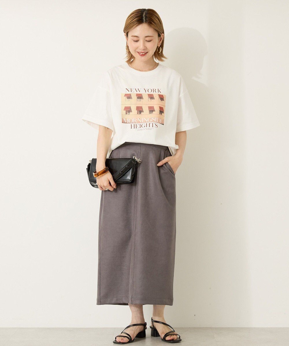 AMERICAN HOLIC フェイクレザーダンボールスカート 