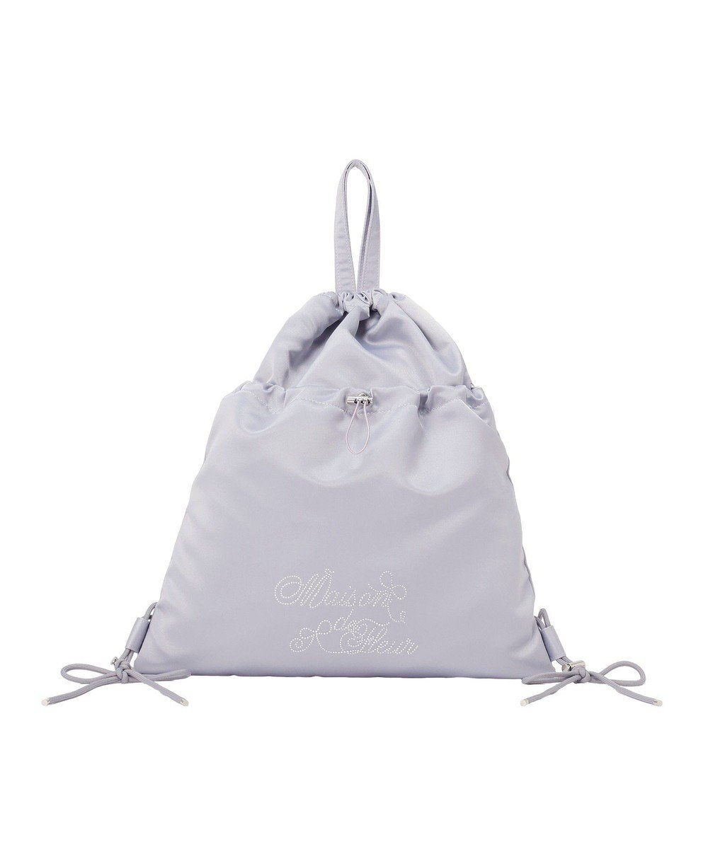 Maison de FLEUR キャザーリボンナップサック 