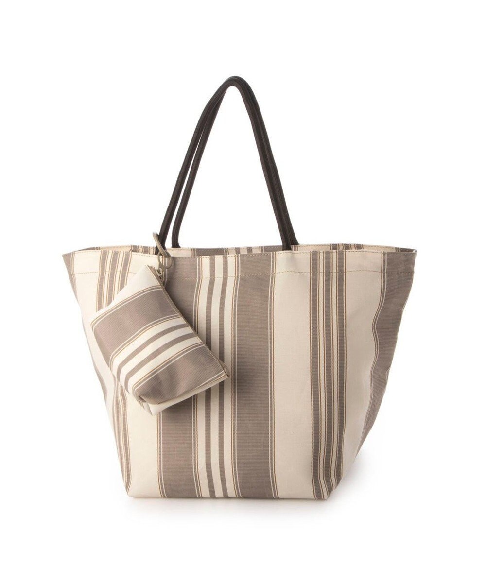 UNBILLION カシュカシュ cachecache / ウォータプルーフストライプビッグトート 
