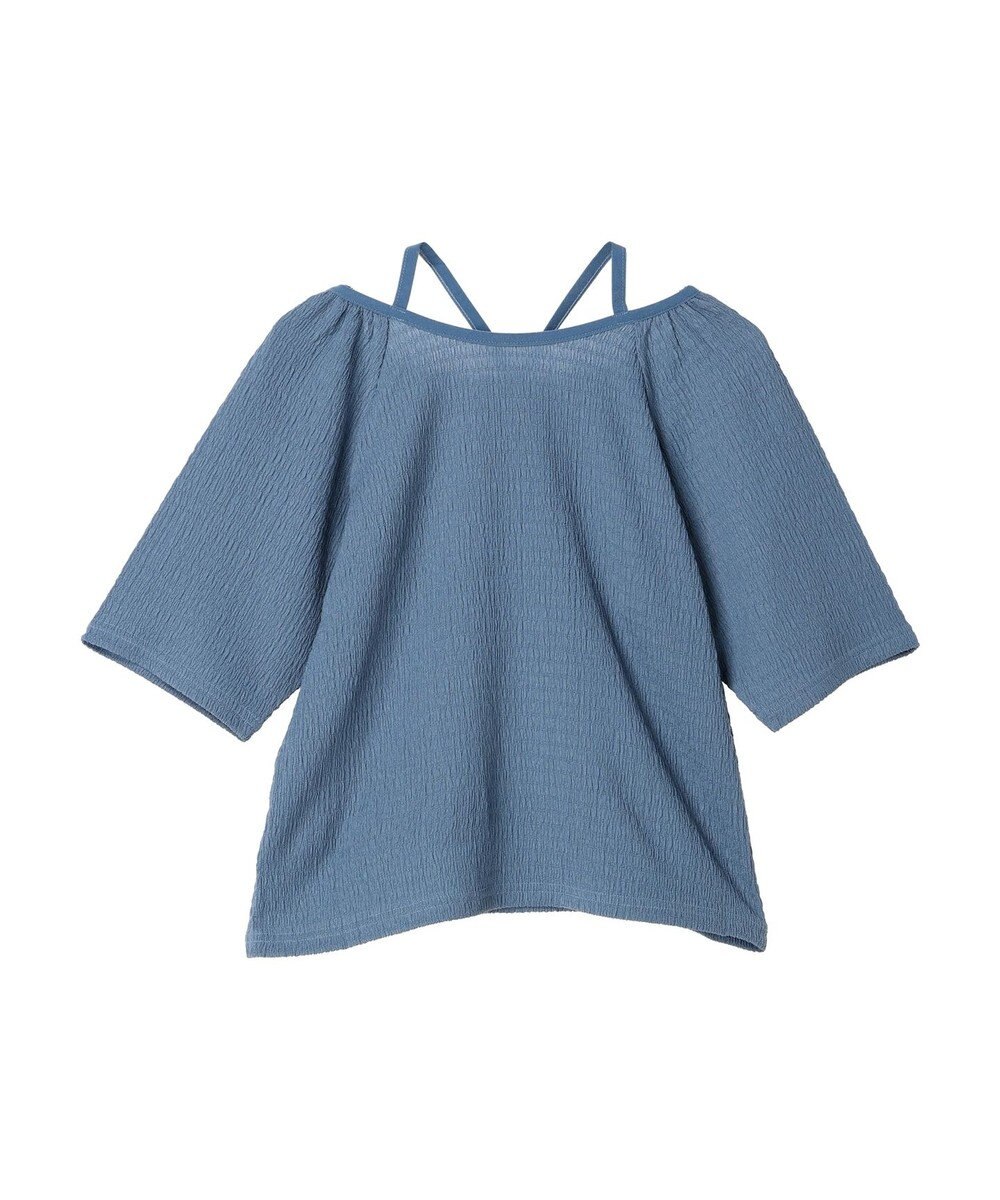 earth music&ecology ポコポコホルタープルオーバー 