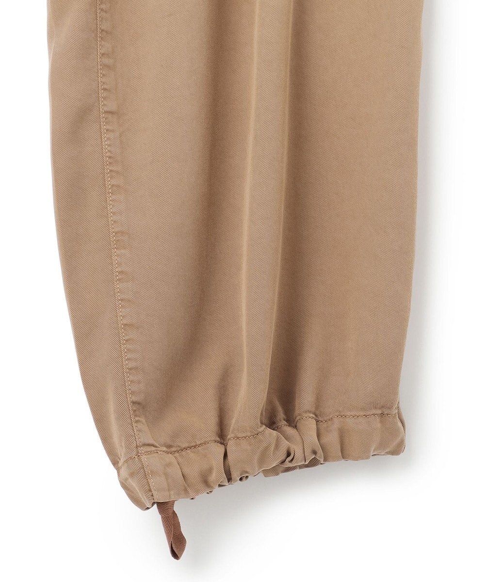 23区 L 【SLOW/一部店舗限定】ガーメントツイル ワイドタック パンツ 