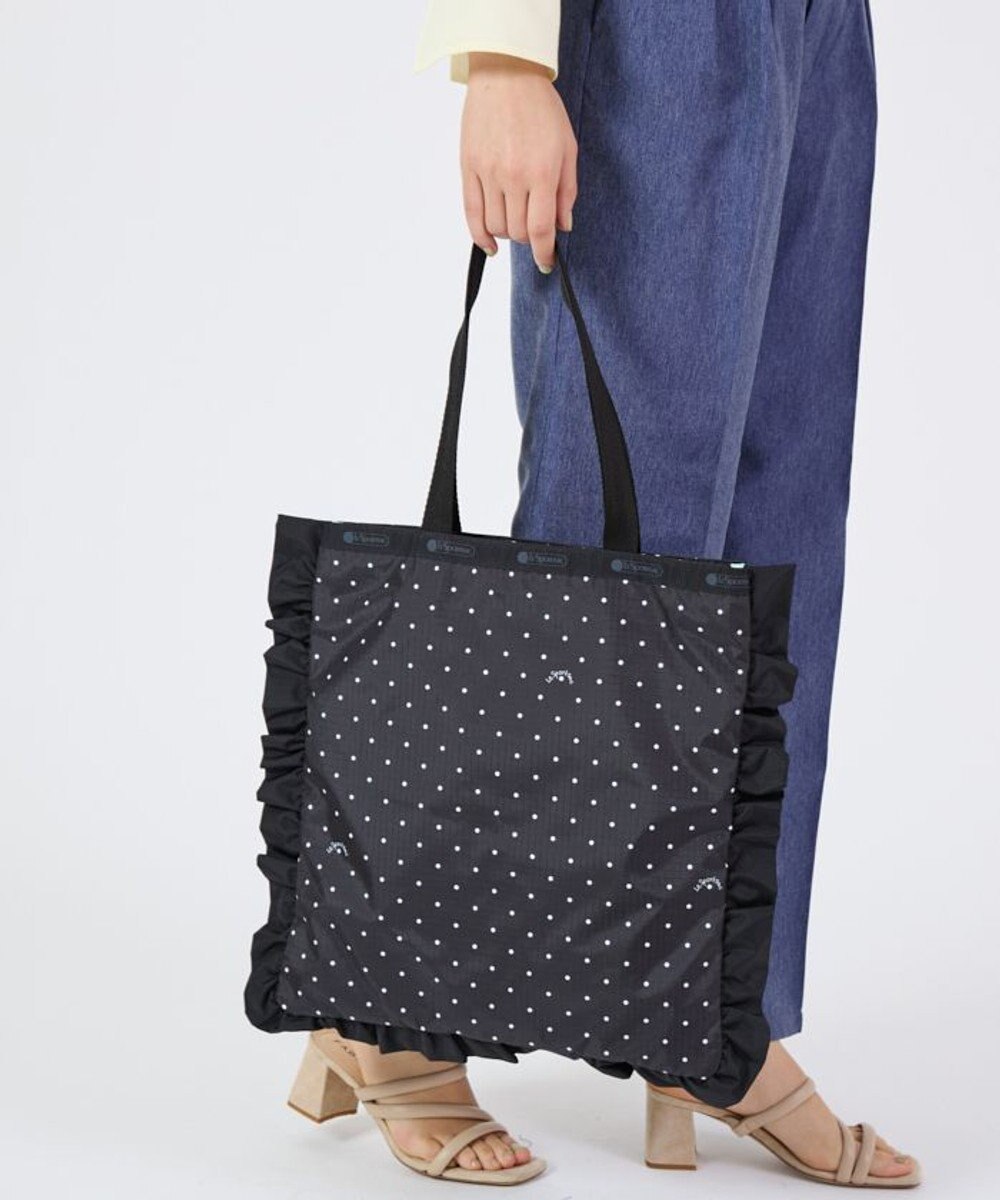 LeSportsac RF LARGE EMERALD TOTE/プティドットノワール 