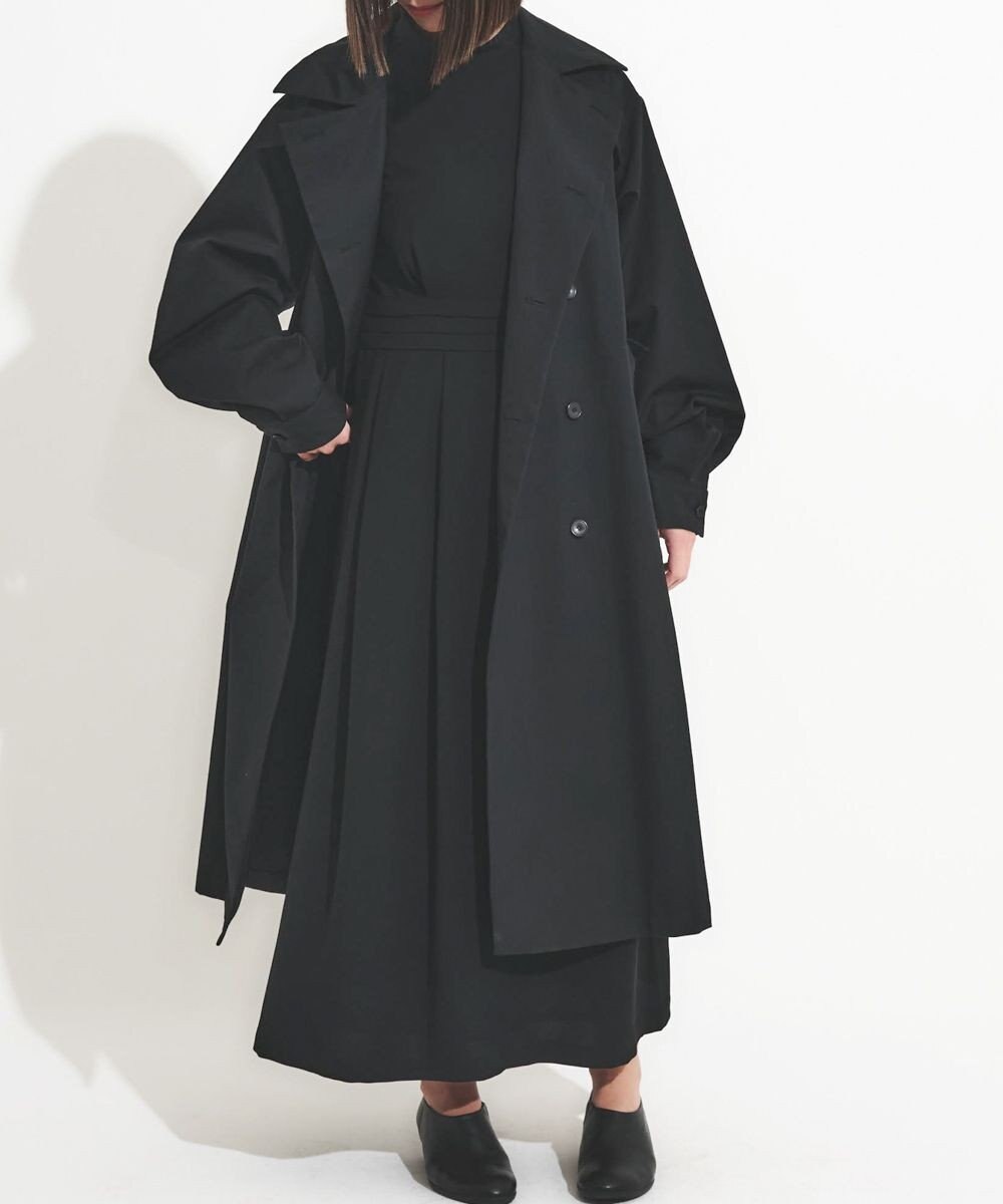 muuc 花粉シールドコート〈国産・綿100%天然素材〉〈ユニセックス・大きいサイズあり〉〈3シーズン〉〈モダンなコクーンシルエット〉 