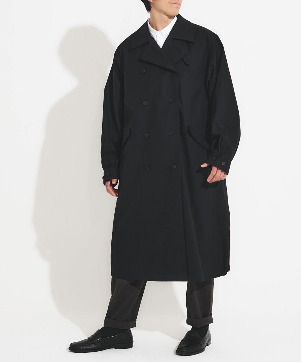 muuc 花粉シールドコート〈国産・綿100%天然素材〉〈ユニセックス・大きいサイズあり〉〈3シーズン〉〈モダンなコクーンシルエット〉 