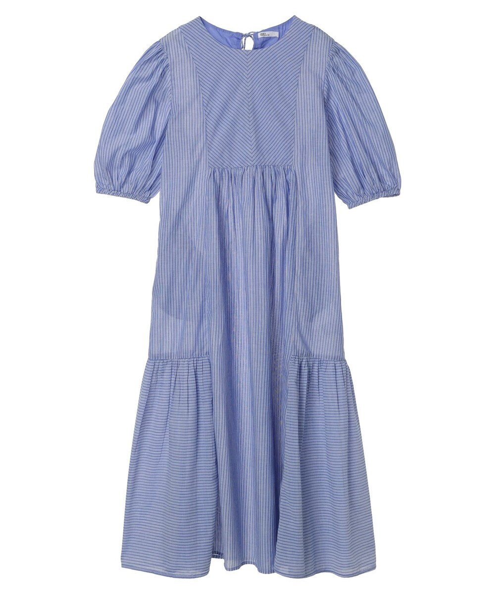CRAFT STANDARD BOUTIQUE インド綿パフスリーブギャザーワンピース 