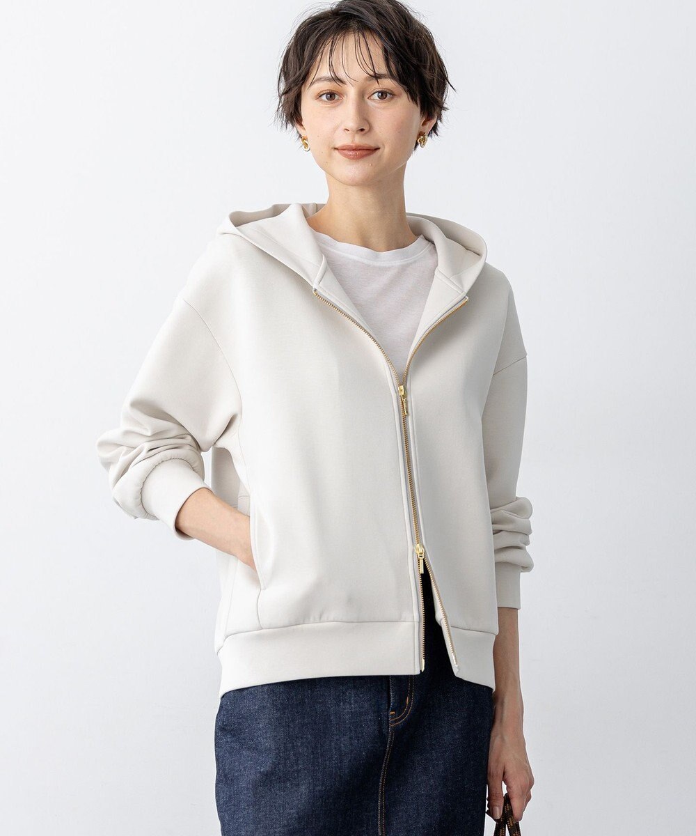 23区 S 【洗える】コットンエアーダンボール コクーン フーディー 