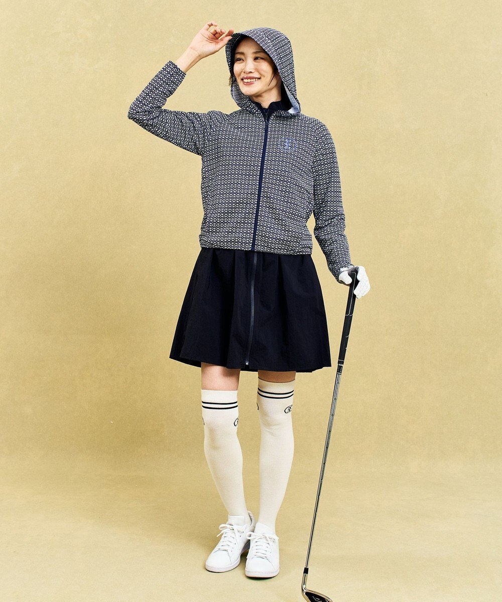 23区GOLF 【辻梨恵プロ着用】UV-A波をブロックする『サンベール』 モノグラムUVパーカー 