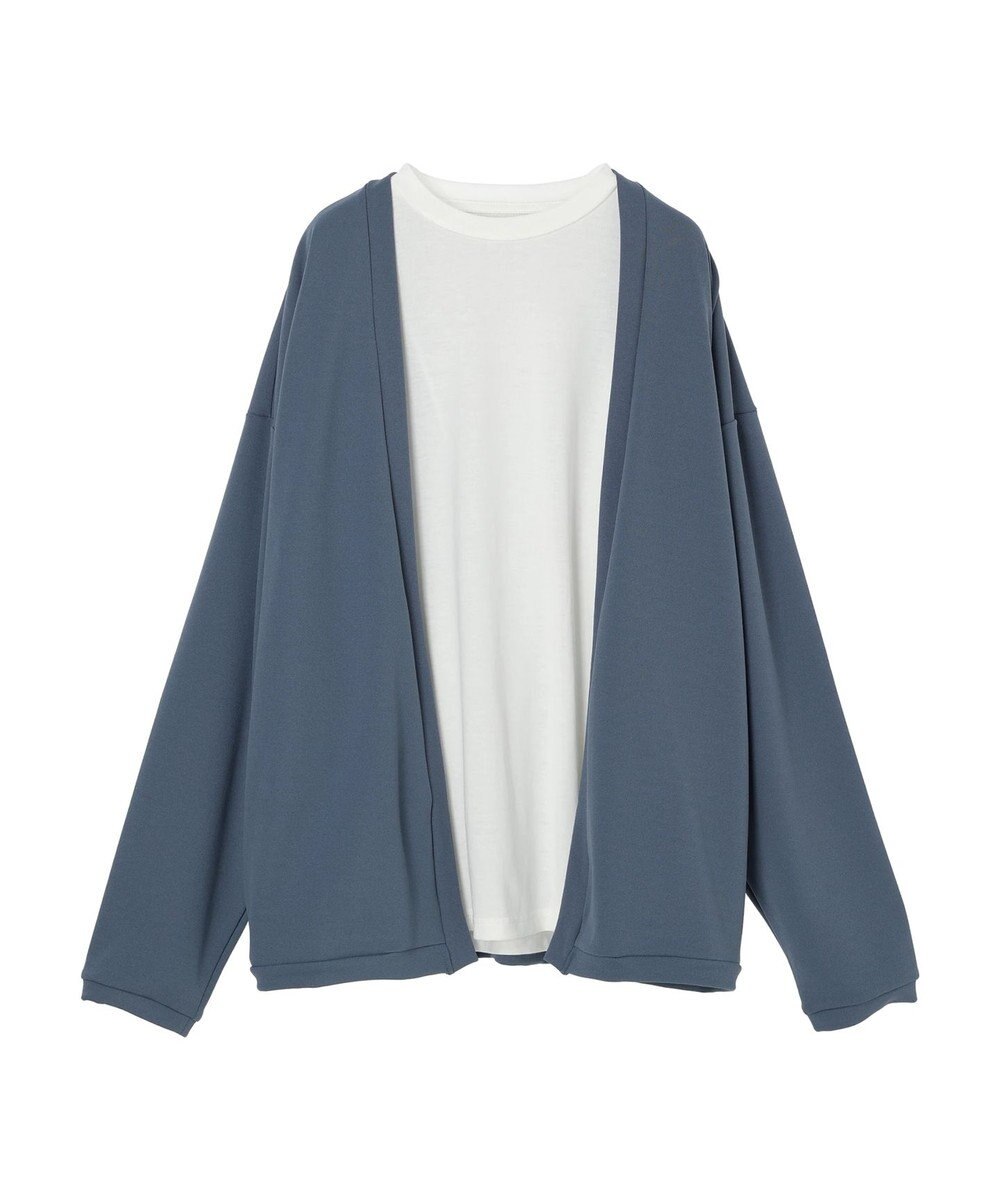 CRAFT STANDARD BOUTIQUE 梨地カットカーディガン＋ＬＳ　ＴＥＥーＳＥＴ 