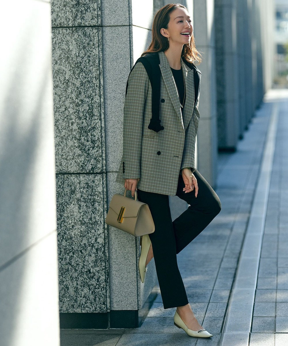 23区 【洗える】シルクコットン カーディガン 