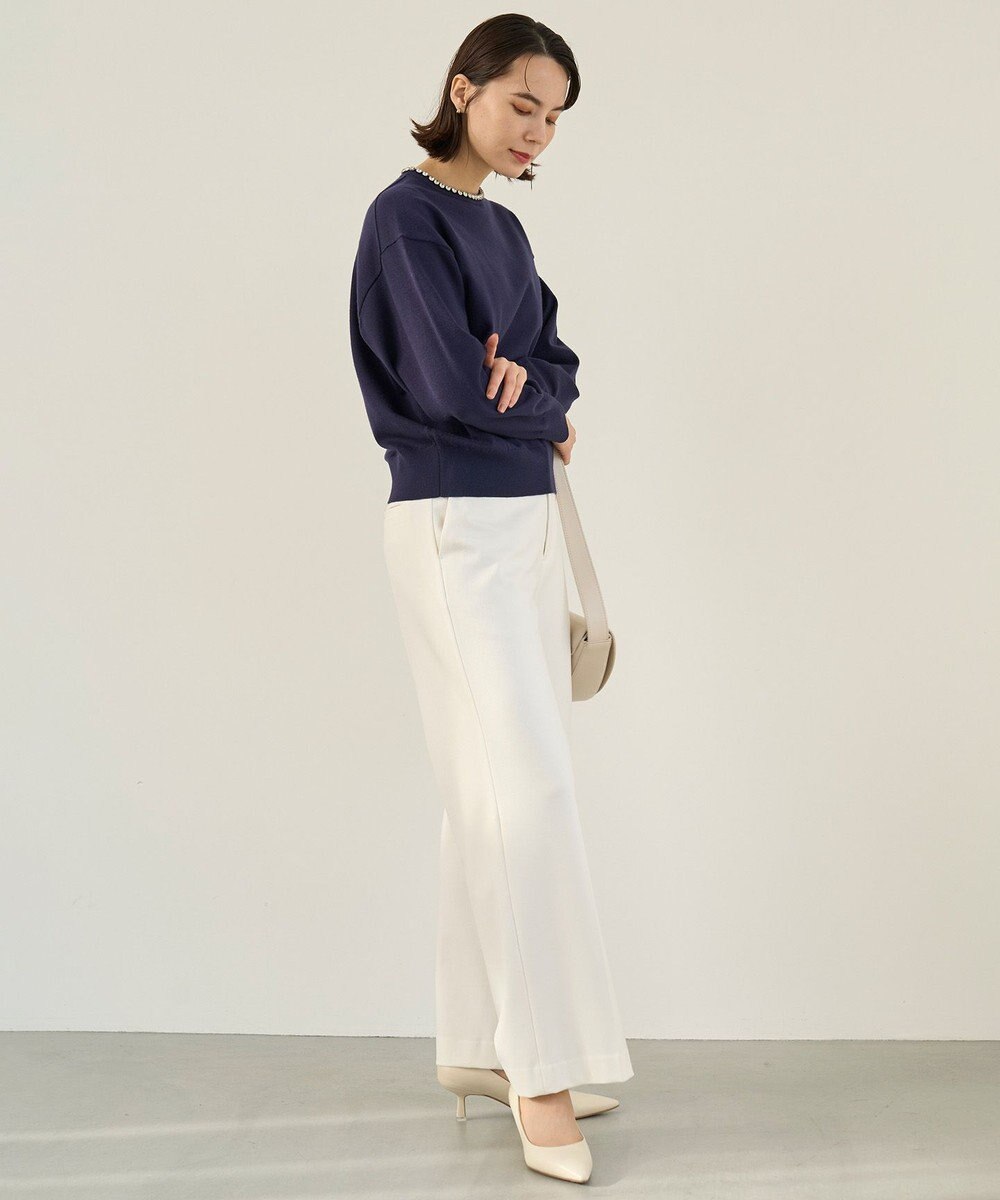 UNFILO beauty warm ワイドパンツ 