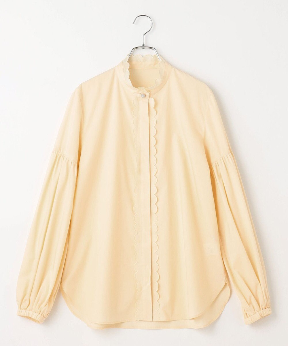 #Newans 【洗える】シアースカラップデザインブラウス 