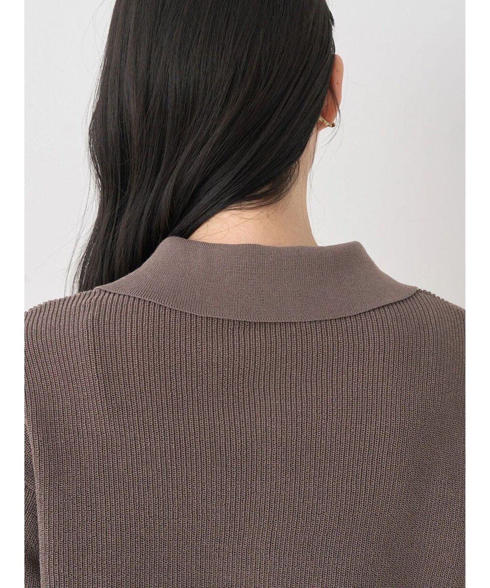 earth music&ecology ＳＥＴ２点襟付きカーディガン＋ニットワンピース 