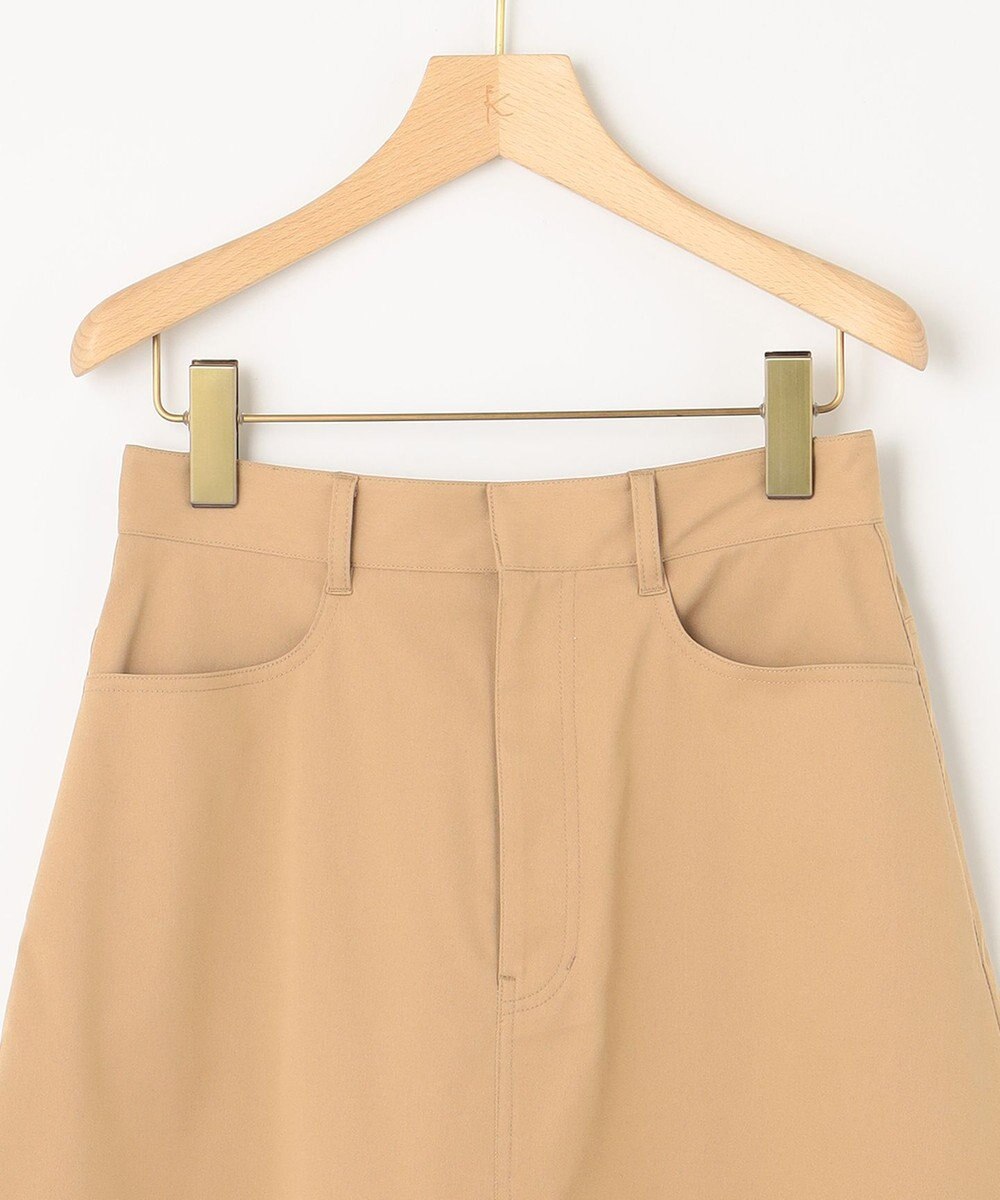 組曲 【ストレッチ・イージーケア】ハイウエストチノ スカート 