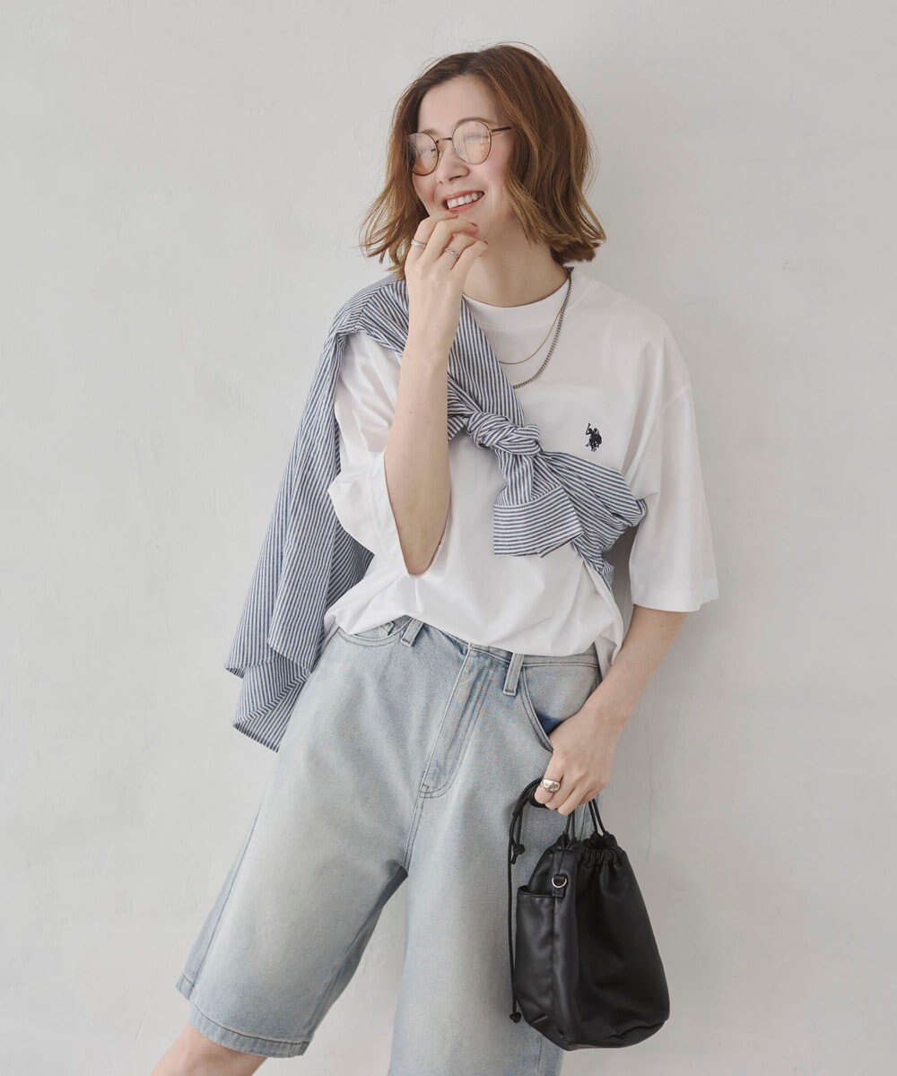 WEGO 【ユニセックス着用ITEM/MLサイズ展開】U.S. POLO ASSN.別注 接触冷感T（SS） 