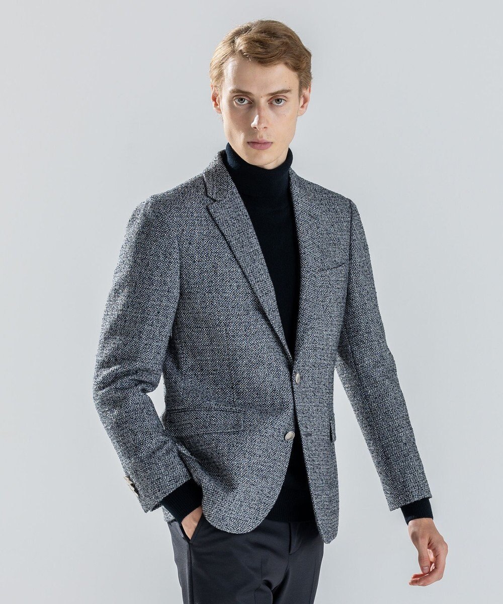 JOSEPH HOMME 【新素材】ブレンテッドライトツイード　ジャケット 
