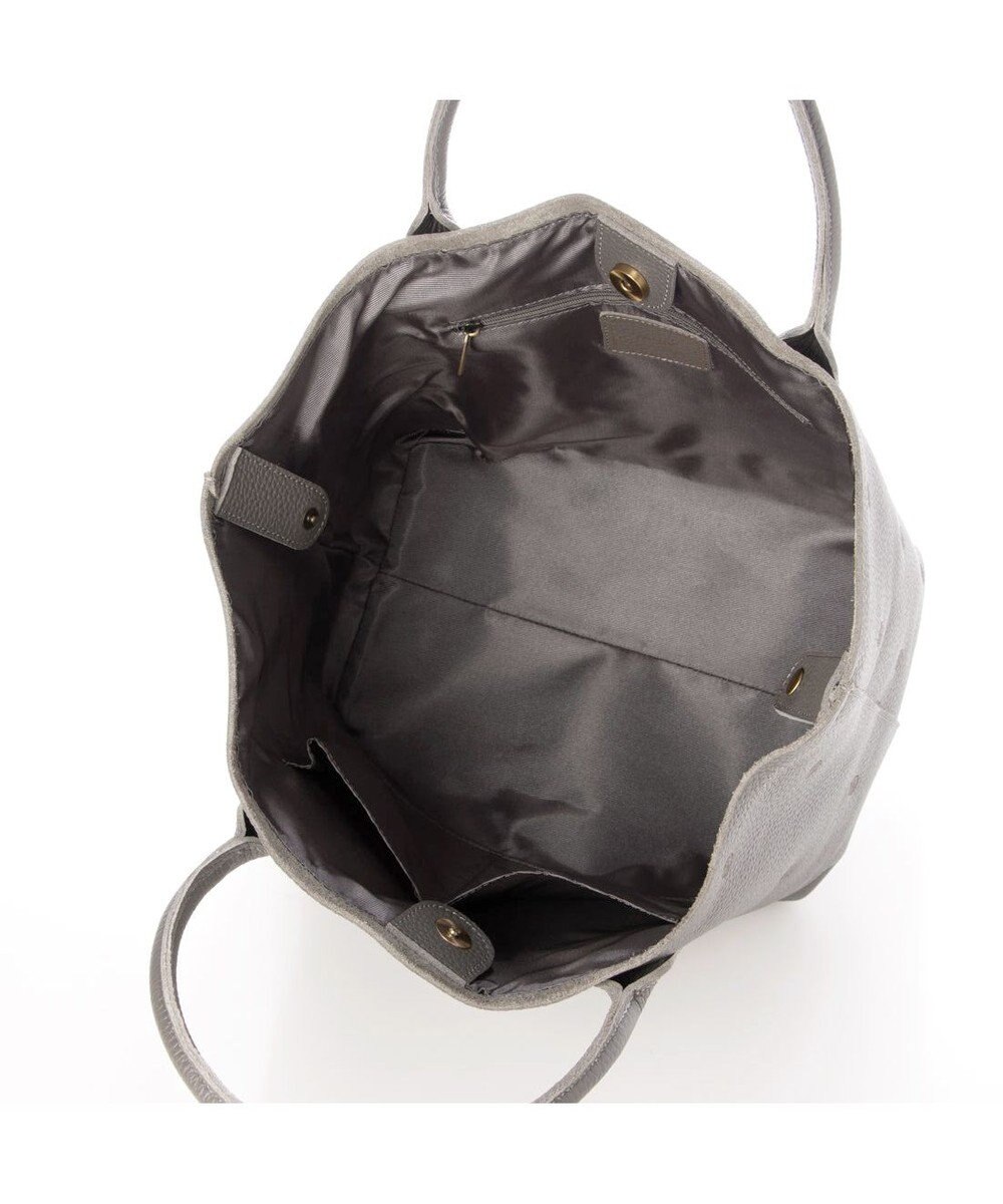 UNBILLION ペルケ perche / 牛革ドット刺繍トートバッグ 