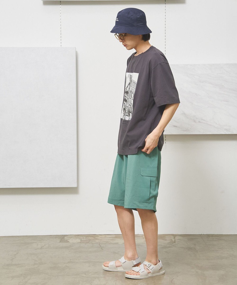 J.PRESS YORK STREET 【UNISEX】フォトプリントTシャツ ”New Yourk street” 