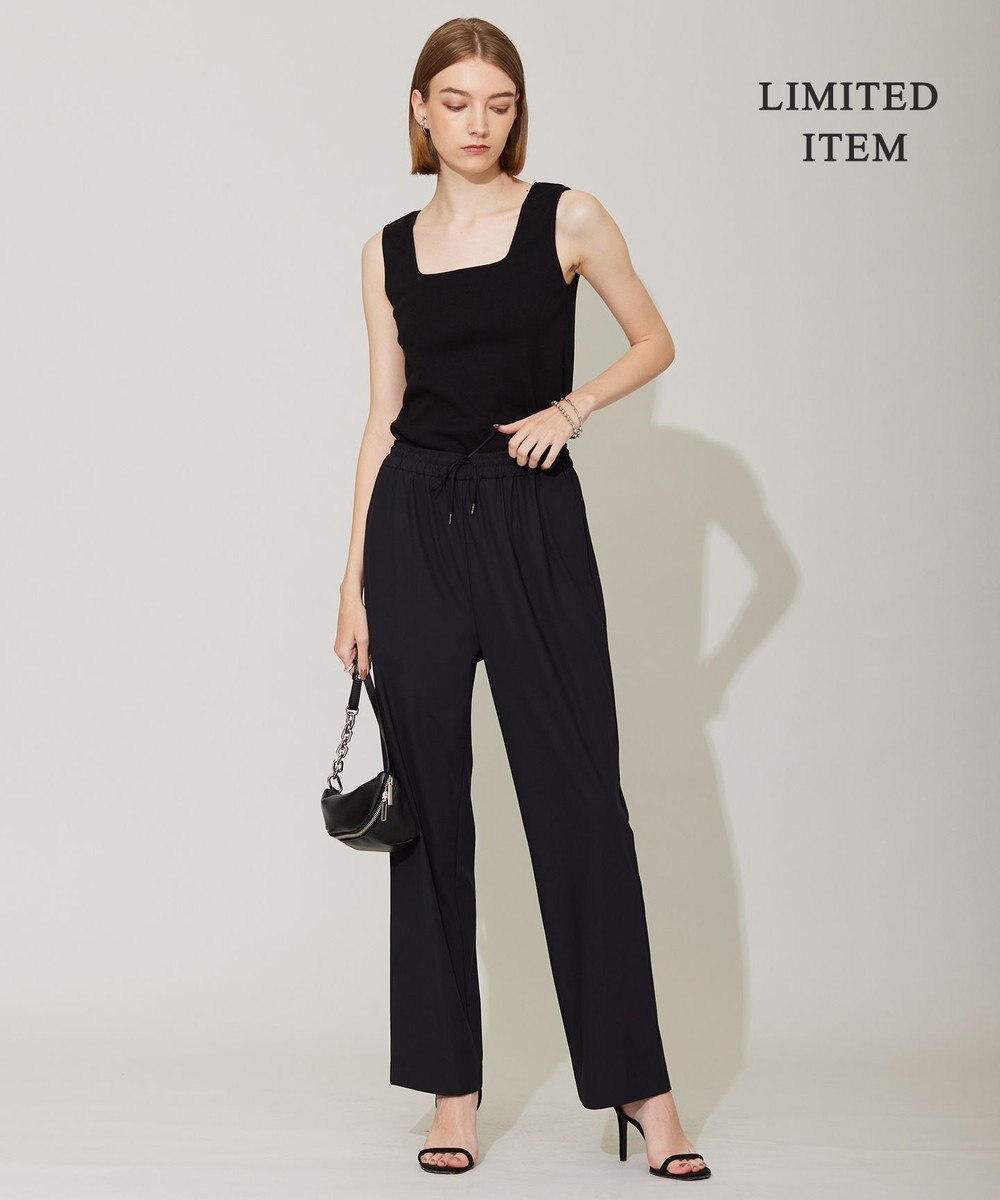 ICB L 【WEB限定・洗える】 ブロードステッチリブ タンクトップ 