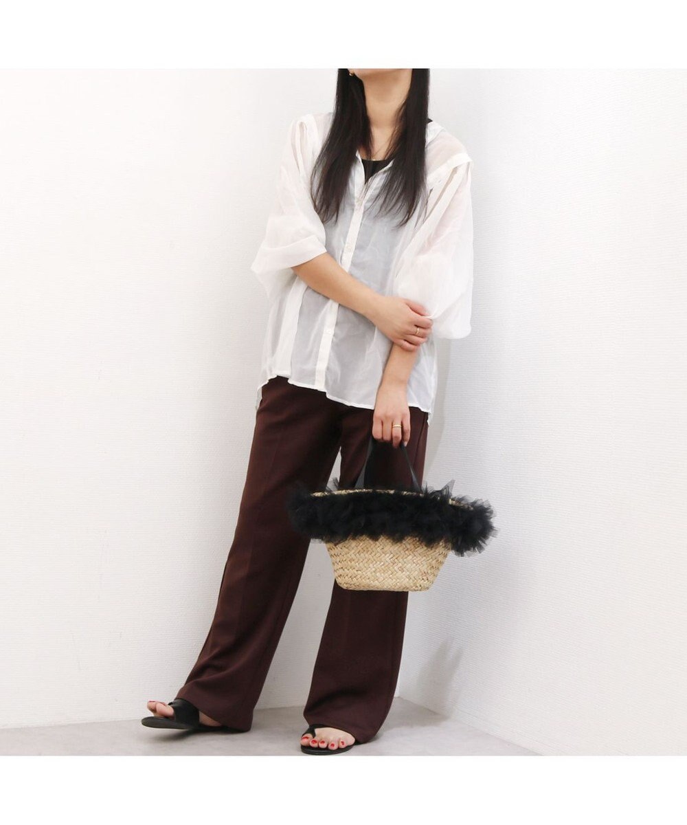 UNBILLION カカトゥ kakatoo / チュールフリンジカゴバッグ 