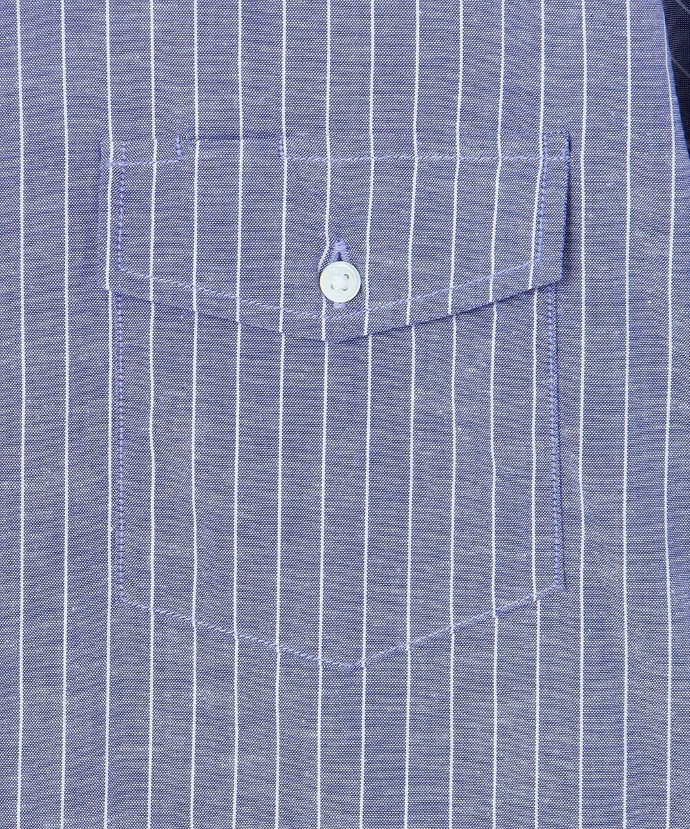 J.PRESS MEN 【WEB・一部店舗限定】コットンリネンストライプシャツ 