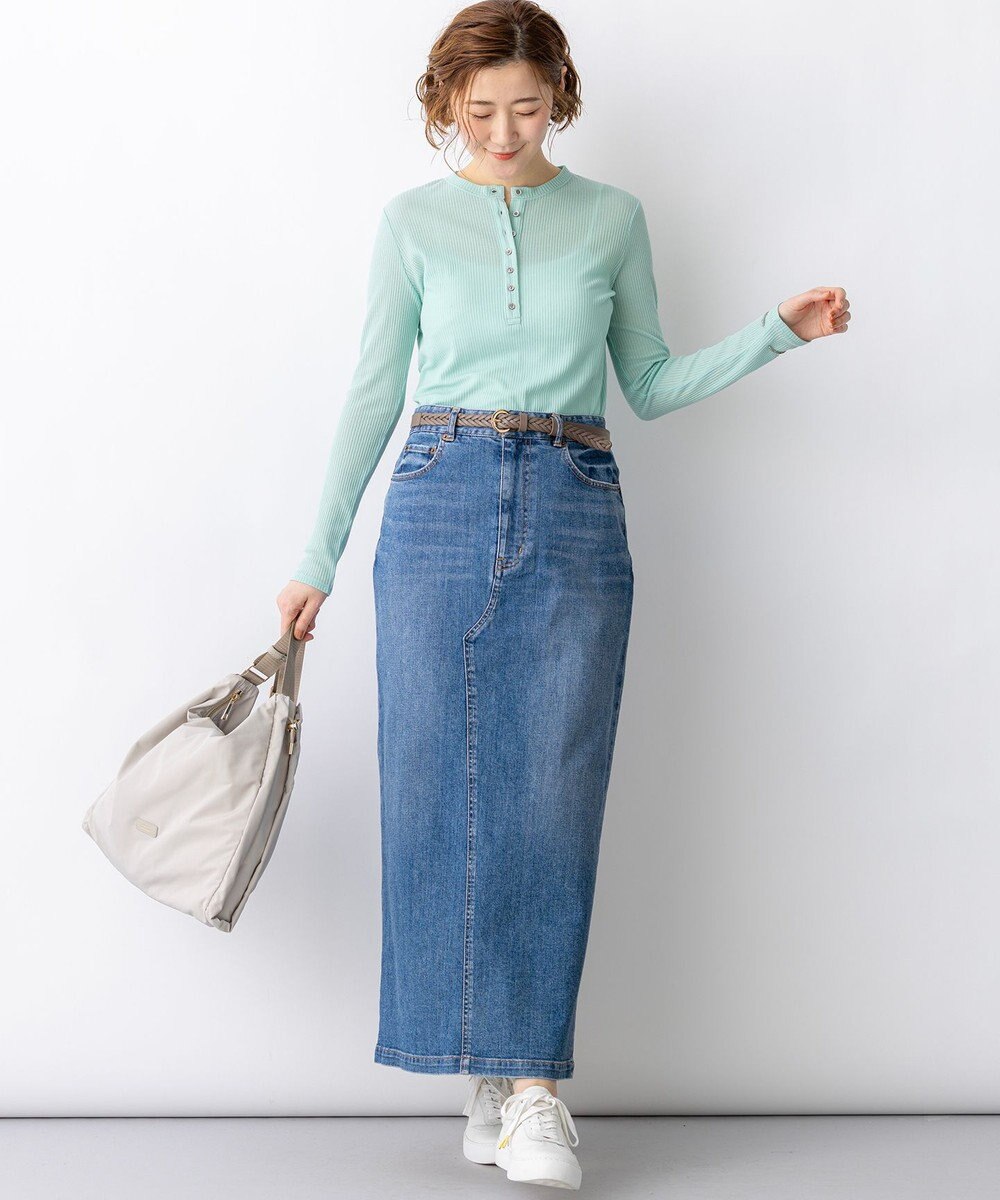 23区 23区DENIM Iライン デニムスカート 