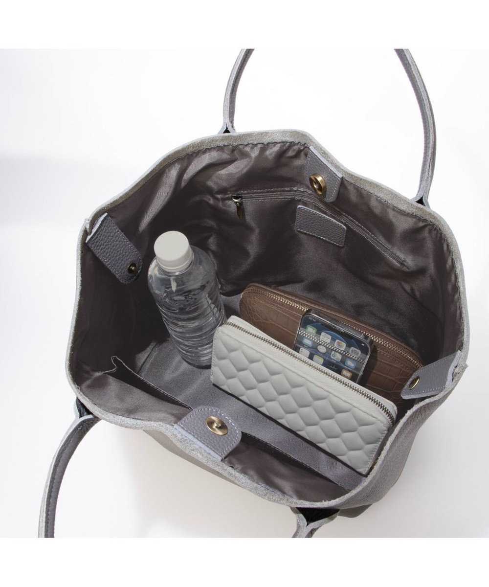 UNBILLION ペルケ perche / 牛革ドット刺繍トートバッグ 