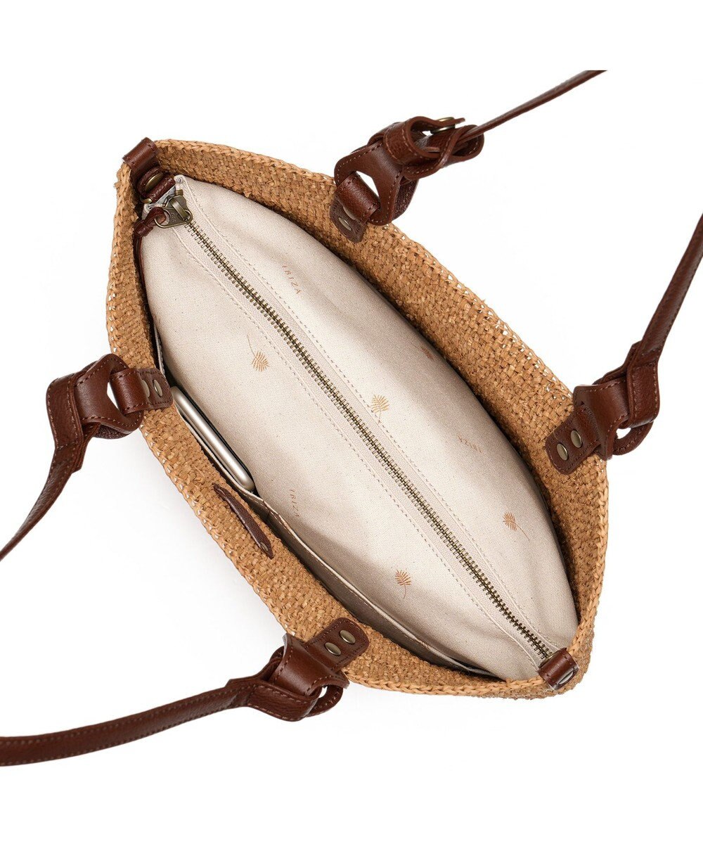 IBIZA ラフィア　セミショルダーバッグ 