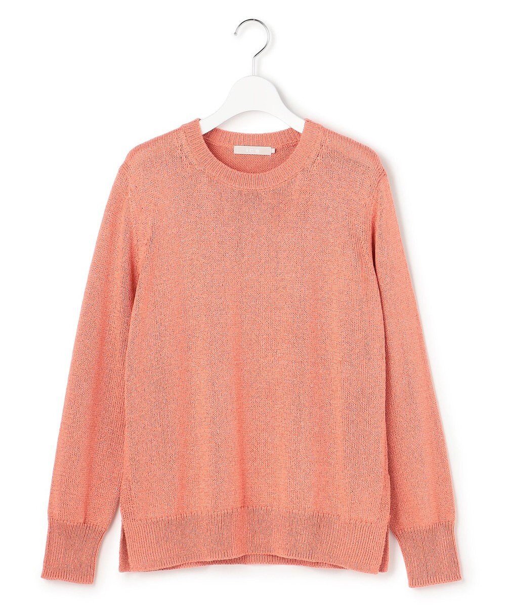 ICB L 【先行予約】 グロッシーペーパーブレンド クルーネックプルオーバー 