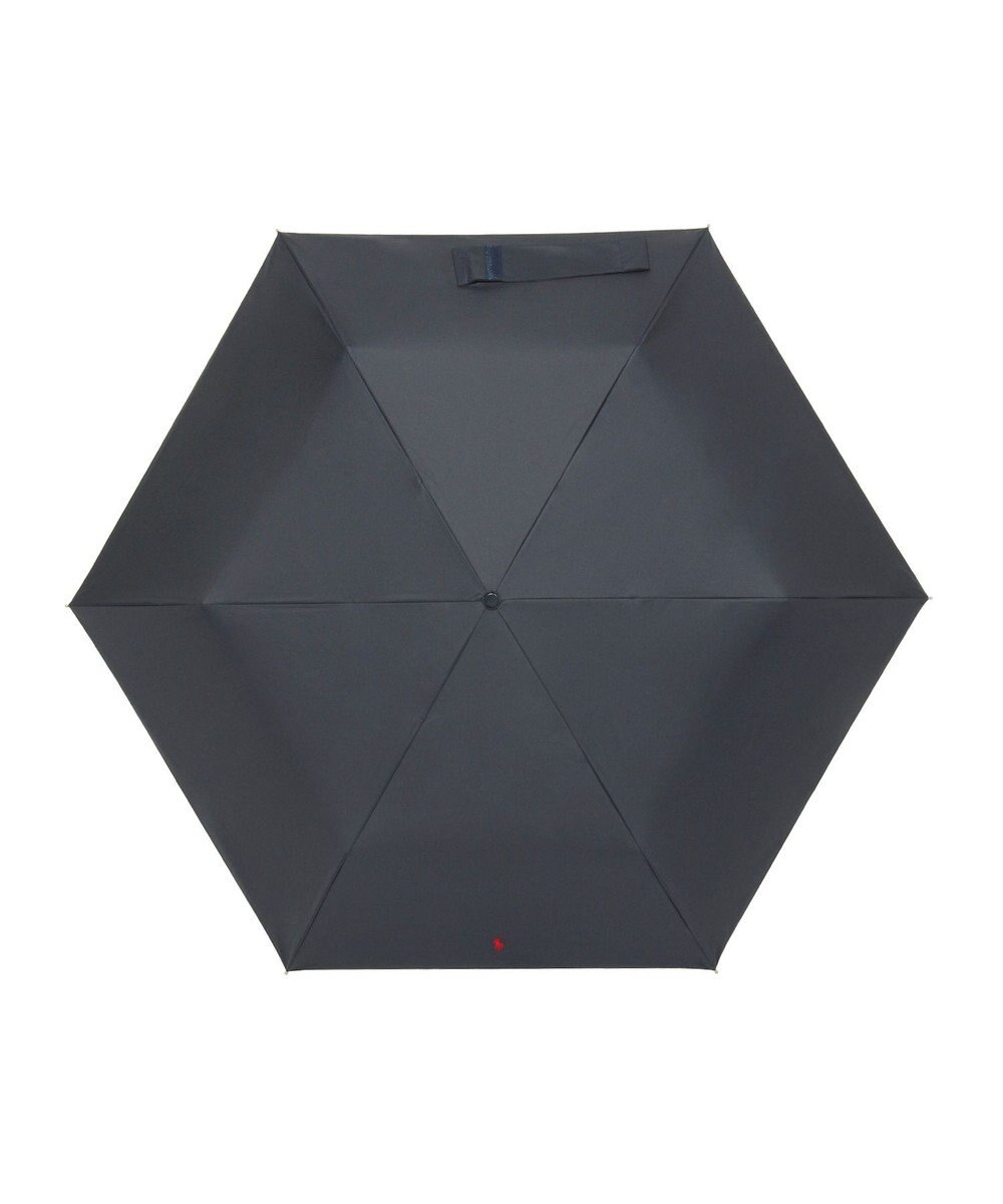MOONBAT 【遮熱・遮光】POLO RALPH LAUREN(ポロ ラルフローレン)無地 PP刺繍 晴雨兼用 雨傘 折りたたみ傘 簡単開閉 