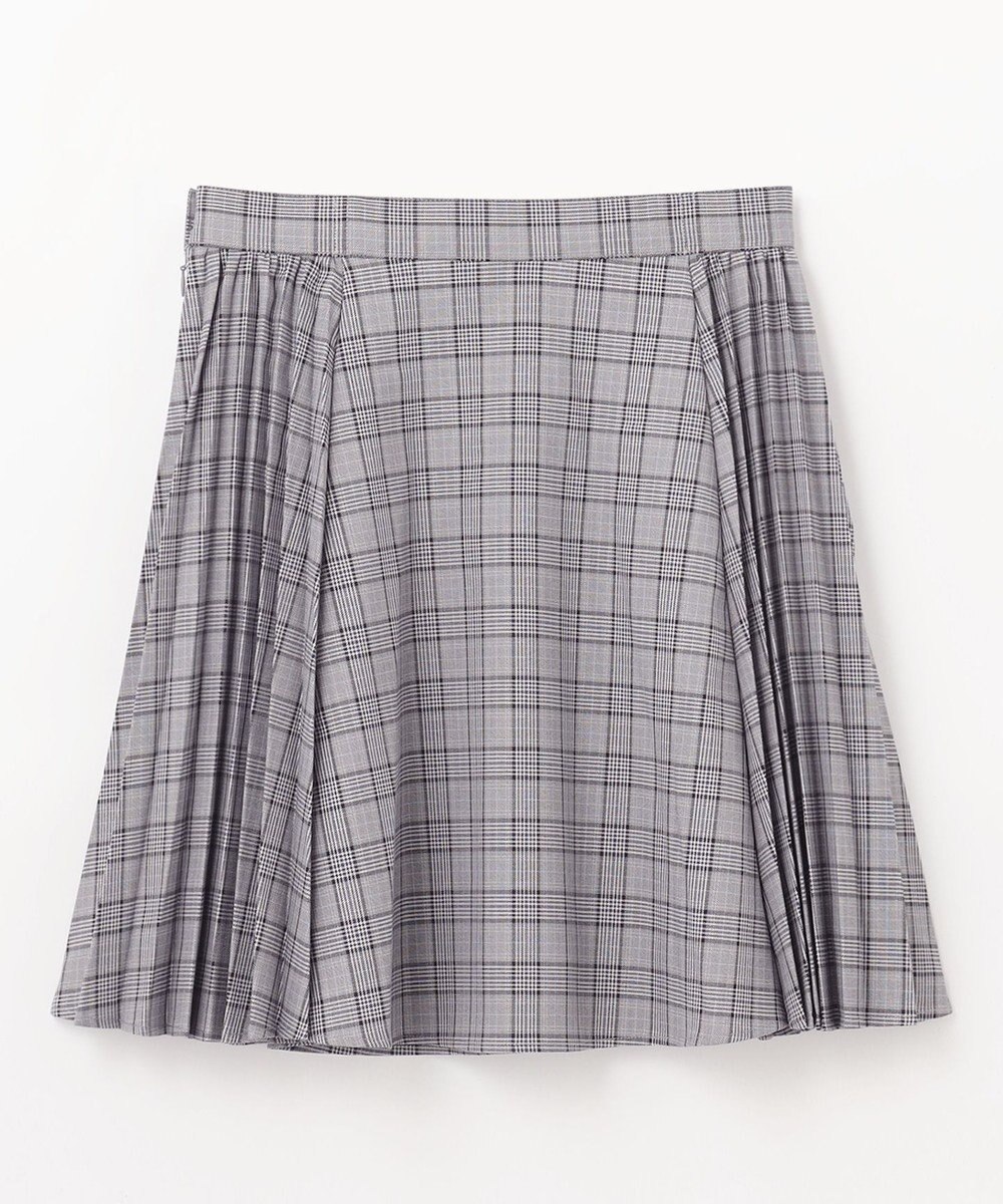 組曲 KIDS 【150-170㎝】サイドプリーツチェック スカート 