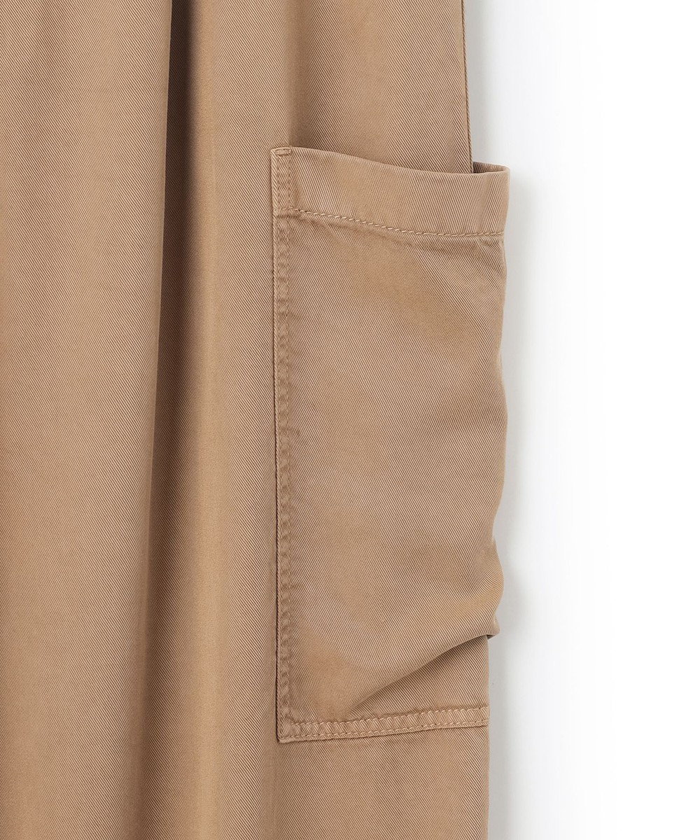 23区 L 【SLOW/一部店舗限定】ガーメントツイル ワイドタック パンツ 