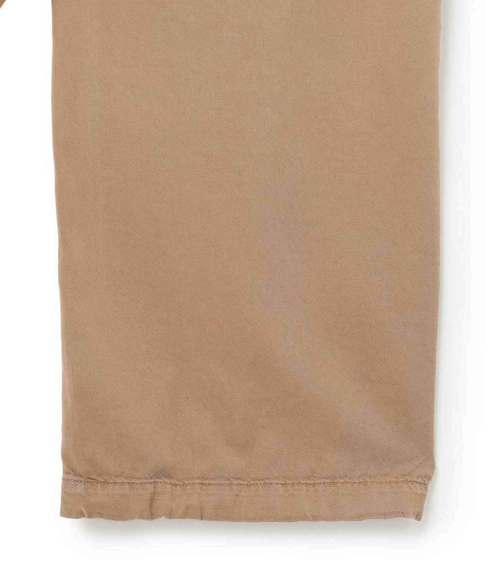 23区 L 【SLOW/一部店舗限定】ガーメントツイル ワイドタック パンツ 