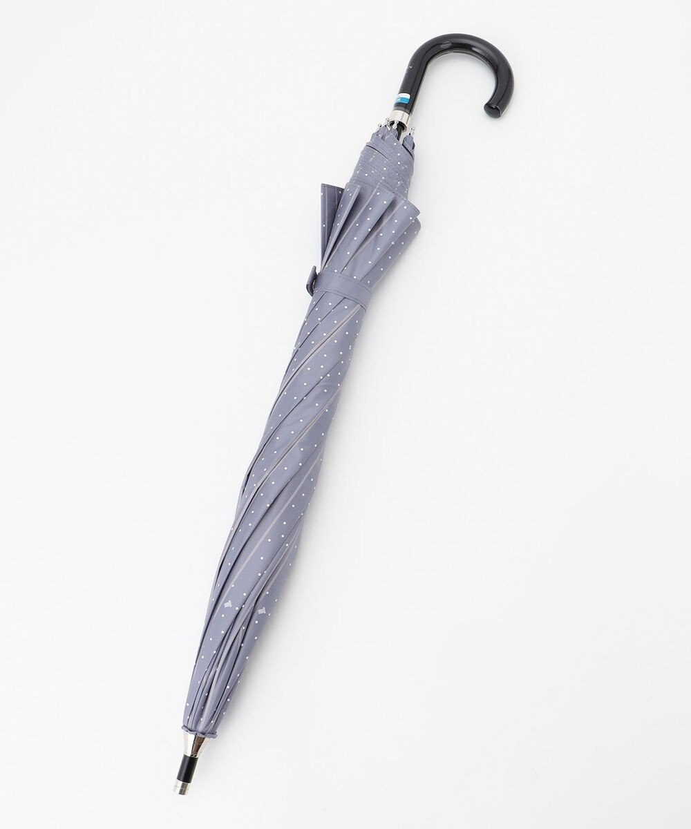 MOONBAT 【ランバン オン ブルー（LANVIN en Bleu）】晴雨兼用日傘　ドットストライプ 