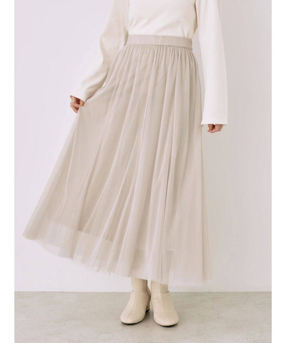 earth music&ecology チュールスカート 