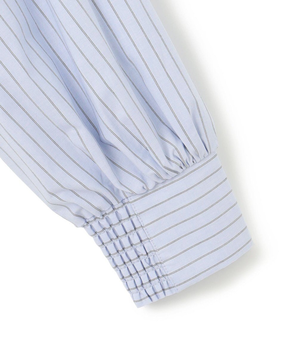 UNFILO L ボリュームスリーブ クロップドシャツ 